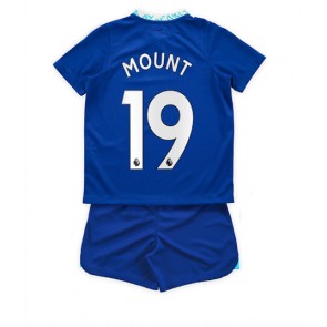 Chelsea Mason Mount #19 babykläder Hemmatröja barn 2022-23 Korta ärmar (+ Korta byxor)